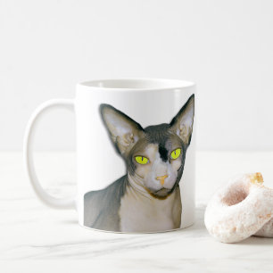 Caneca De Café Gato sem Cabelos chamado Sphynx Cat Ninja
