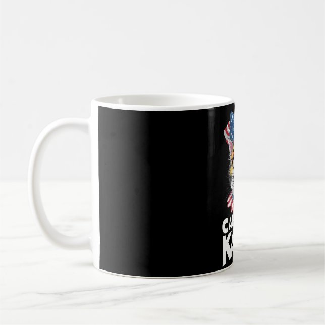 Caneca De Café Gato-Senhoras Para Kamala (8) (Esquerda)