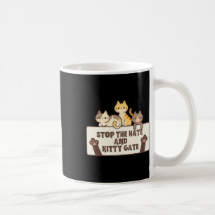 Caneca De Café Gato Senhoras Para Kamala Harris Parem O Gatinho D