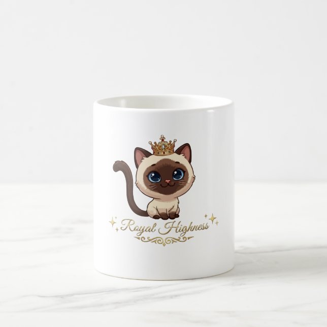 Caneca De Café Gato Siameses Real Fofo (Centro)