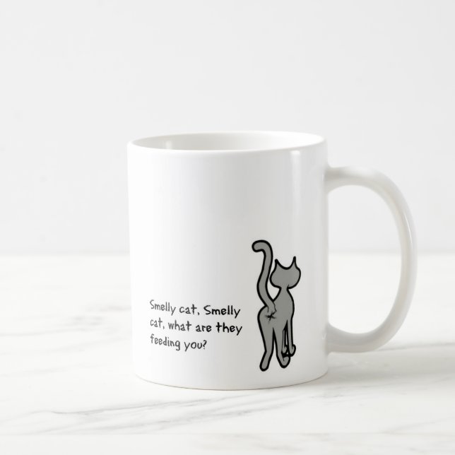 Caneca De Café Gato Smelly (Direita)