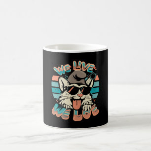 Caneca De Café Gato Smurf - Nós Vivemos Nós Amamos 