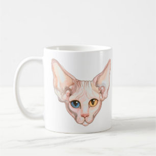 Caneca De Café Gato Sphynx Personalizado