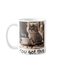 gato tomou café Mug