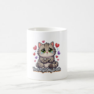 Caneca De Café Gato Triste Você Esqueceu Meus Petiscos