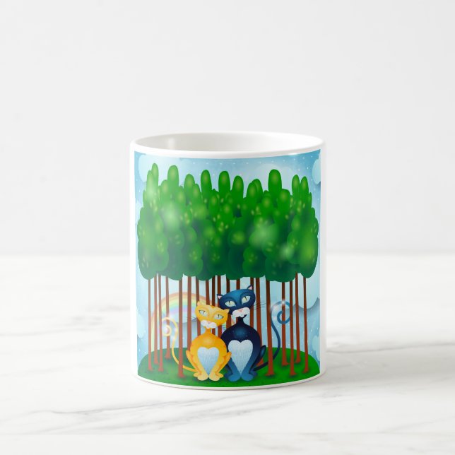 Caneca De Café Gatos (Centro)