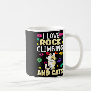 Caneca De Café Gatos Amantes de Escalada Divertidos Música Fitnes
