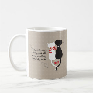 Caneca De Café Gatos Apaixonados