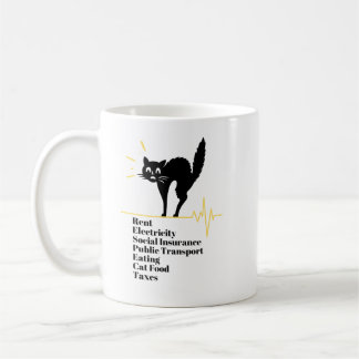 Caneca De Café Gatos Assustados, Gatos Surpreendidos, Gato Engraç