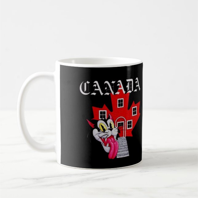 CANECA DE CAFÉ GATOS CANADÁ (Esquerda)