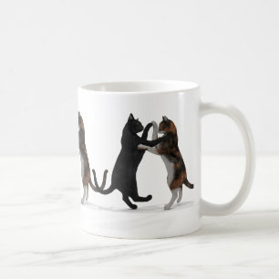 Caneca De Café Gatos Dançantes Doce