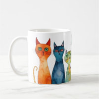 Gatos De Cor De Água Do Teto, De Cor Laranja Roxo