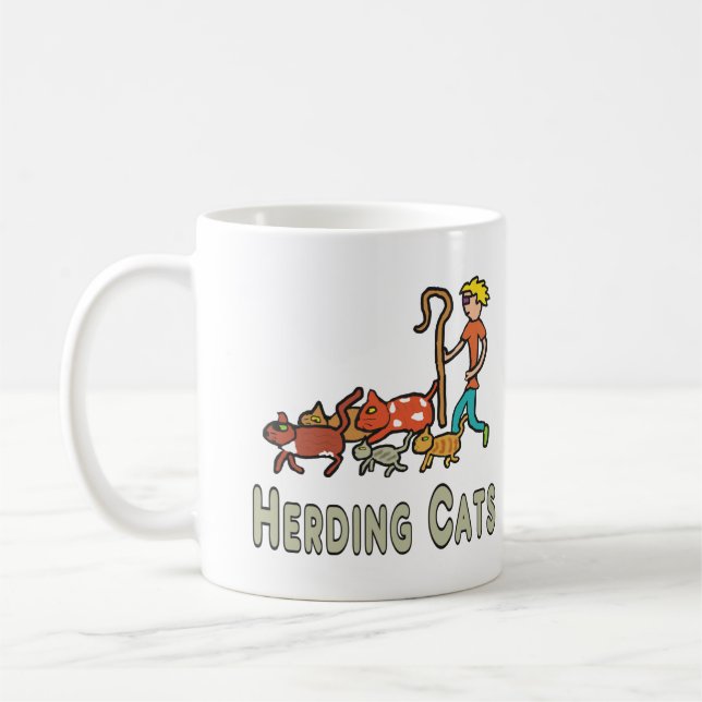 Caneca De Café Gatos De Criação (Esquerda)