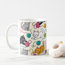 Gatos de Desenho com Linha