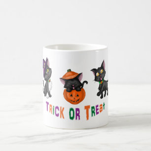 Caneca De Café Gatos de Dia das Bruxas
