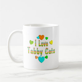 Caneca De Café Gatos de gato malhado do amor