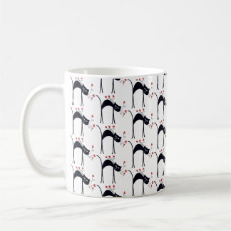 Caneca De Café Gatos e Corações Coffee Mug