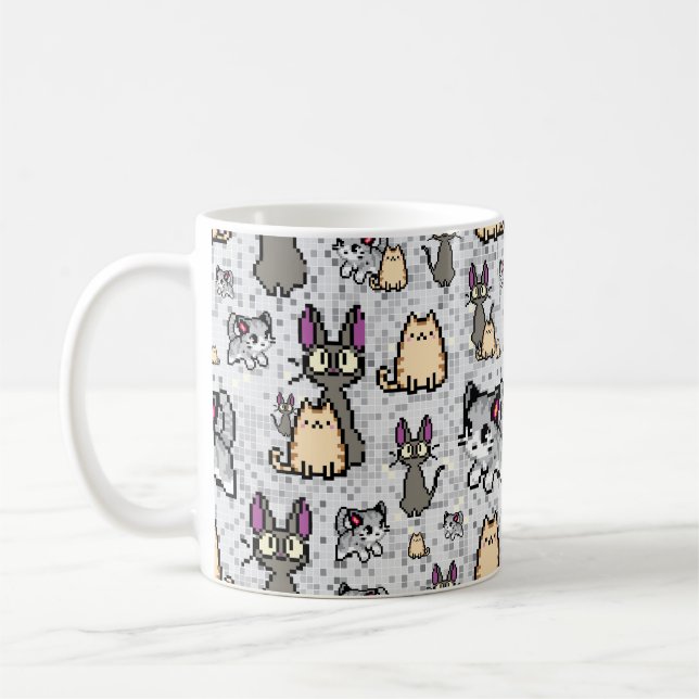 Caneca De Café Gatos e Gatinhos 2 (Esquerda)