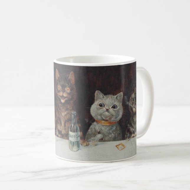 Caneca De Café Gatos Engraçados - Caráter Cujo Design (Frente Esquerda)