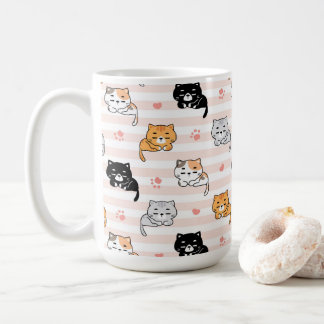 Caneca De Café Gatos Fofos