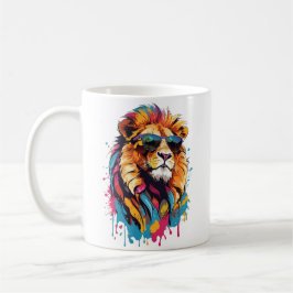 Caneca De Café Gatos legal: A Lion Coffee Mug