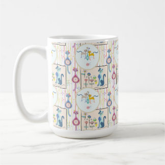 Caneca De Café Gatos Mod Roubando Parede