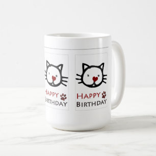 Caneca De Café Gatos - Patas Brancas de Gato