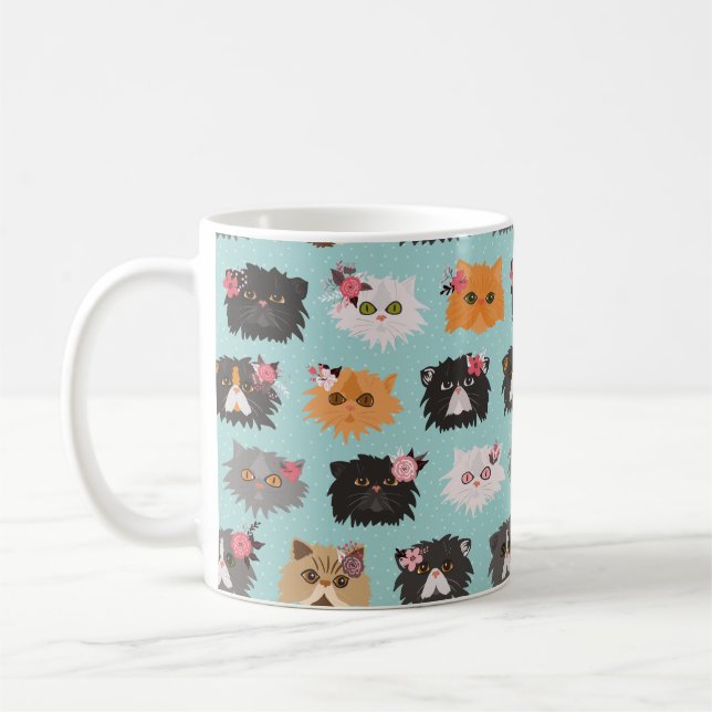 Caneca De Café Gatos persas extravagantes (Esquerda)
