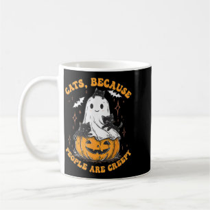 Caneca De Café Gatos Porque as Pessoas São Assustadoras Dia das B