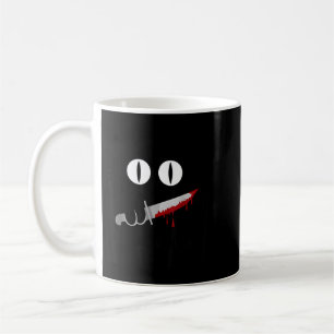 Caneca De Café Gatos Pretos Horror Terror Gótico Halloween Felino