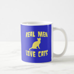 Caneca De Café Gatos reais do amor dos homens