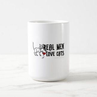 Caneca De Café Gatos reais do amor dos homens