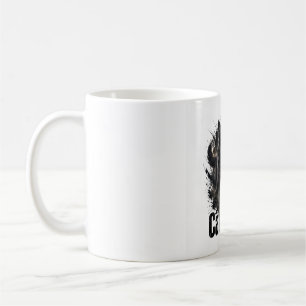 Caneca de Café 'Gatos Reinam'