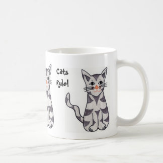 Caneca De Café Gatos Reinam