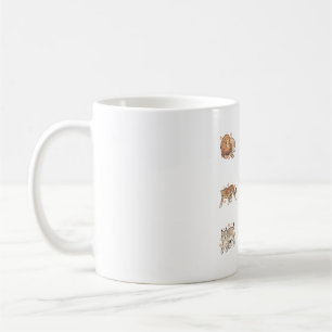 Caneca De Café Gatos selvagens brancos Delight � Boca