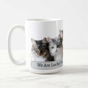 Caneca De Café Gatos Sortudos Melhor Pai