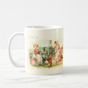 Caneca De Café Gatos Vitorianos Leite Ama Série Berçário Louis Wa
