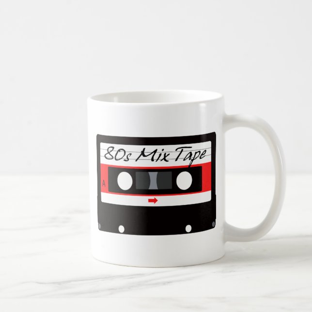 Caneca De Café gaveta de fita da mistura da música 80s (Direita)