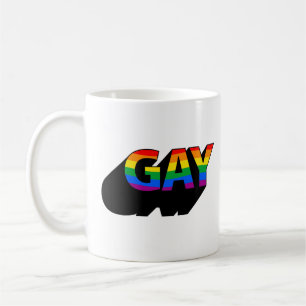 CANECA DE CAFÉ GAY 3D