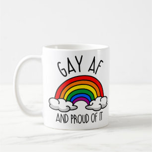 Caneca De Café GAY AF e orgulho disso