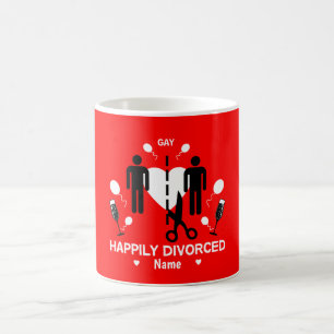 Caneca De Café Gay Cara Divorciar Festa de Café Mug