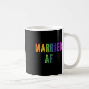 Caneca De Café Gay Lgbtq Casais Lgbt Festa de casamento Tee M