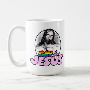 Caneca De Café Gay para Jesus Rainbow
