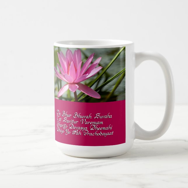 Caneca De Café Gayatri mantra (Direita)