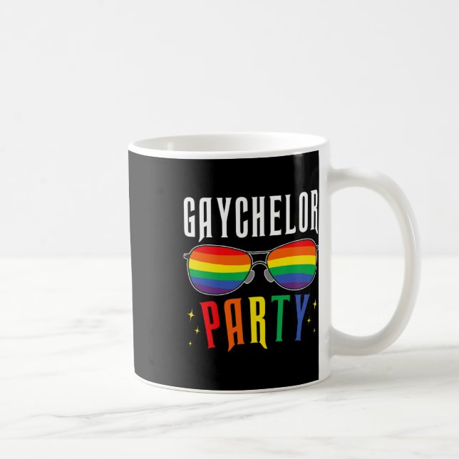 Caneca De Café Gaychelor Gay Lésbica Lgbtq Orgulho Despedida de S (Direita)