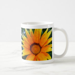 Caneca De Café Gazânia amarela