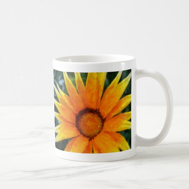 Caneca De Café Gazânia amarela (Direita)