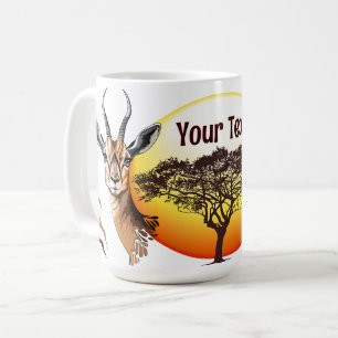 Caneca De Café Gazelle African Antelope Wild Animal