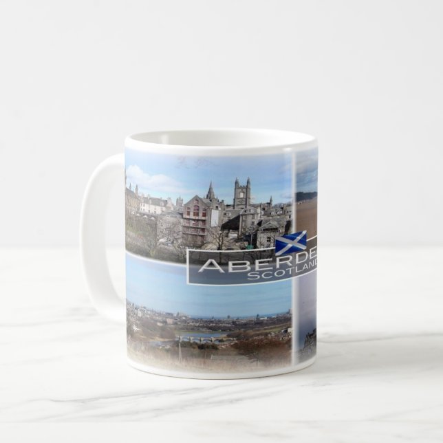 Caneca De Café GB Escócia - Aberdeen - (Frente Esquerda)