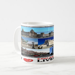 Caneca De Café GB Inglaterra - Liverpool -
